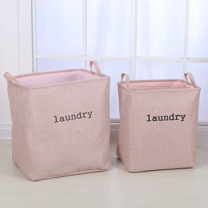 Portable Felt Handy Dirty Clothes Storage Basket Bathroom Laundry Basket Environment Living Room Kids Toy Clothes Baskets